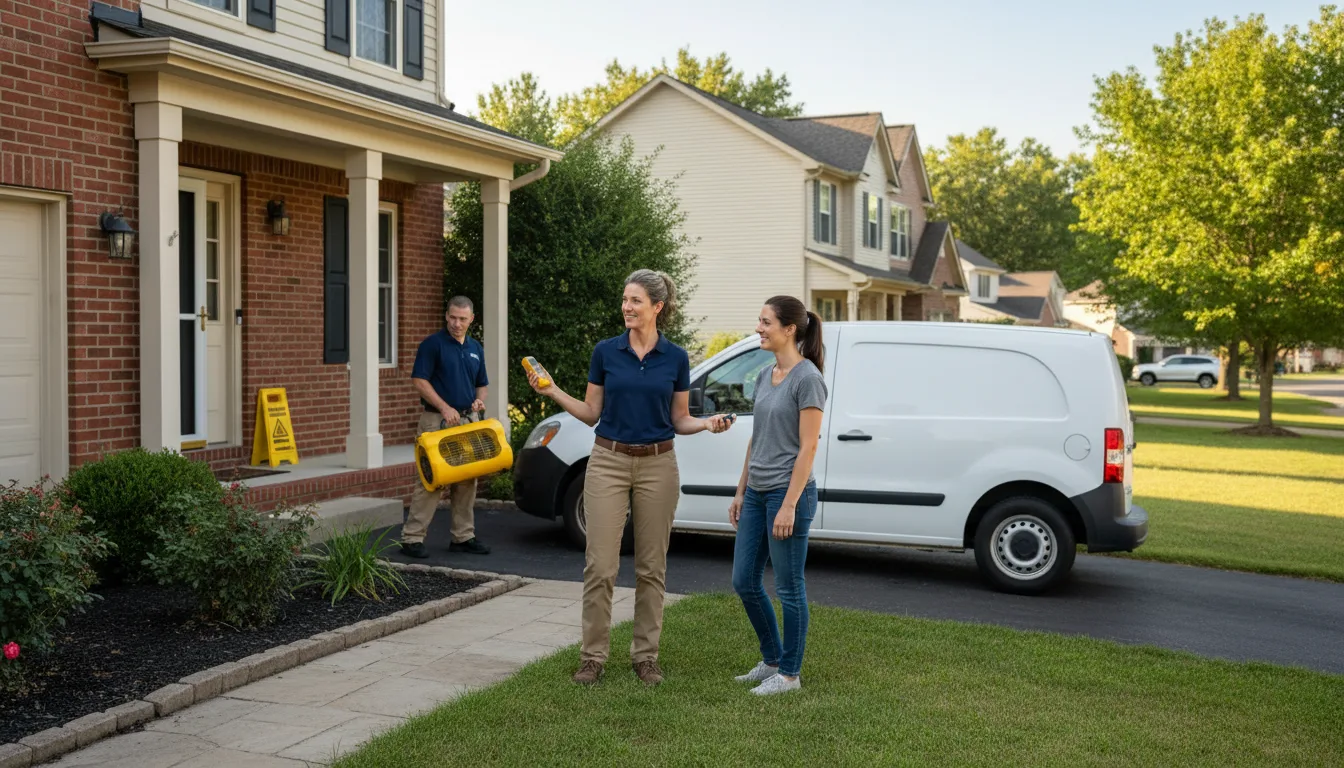 Residential water damage restoration in Addis, LA